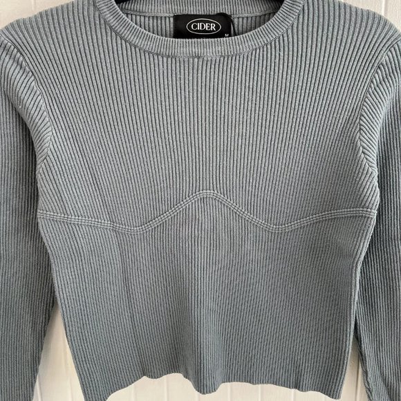 Cider Rib Knitted Top Long Sleeve - Picture 2 of 4